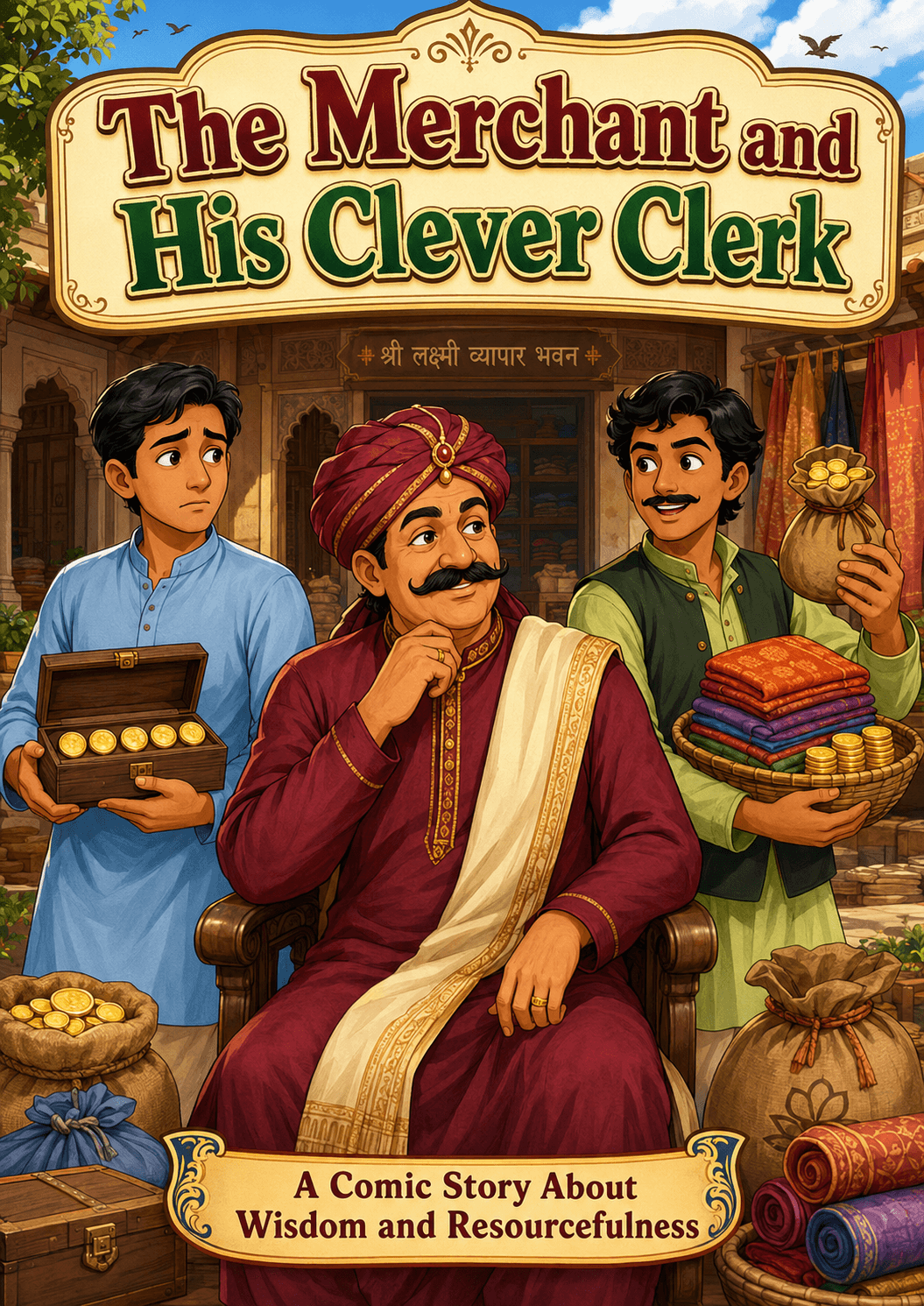 The merchant and his cleaver clerk cover art